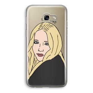 CaseCompany Mary Kate: Samsung Galaxy A5 (2017) Transparant Hoesje