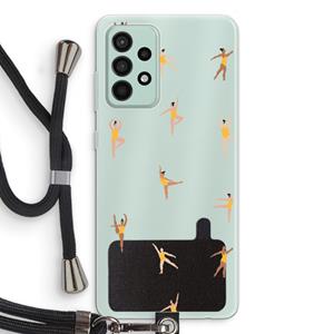 CaseCompany Dans #2: Samsung Galaxy A52s 5G Transparant Hoesje met koord
