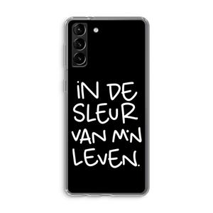 CaseCompany De Sleur: Samsung Galaxy S21 Plus Transparant Hoesje