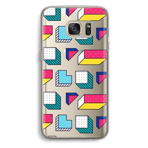 CaseCompany 8-bit N°7: Samsung Galaxy S7 Transparant Hoesje