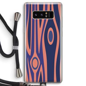 CaseCompany Bast A: Samsung Galaxy Note 8 Transparant Hoesje met koord