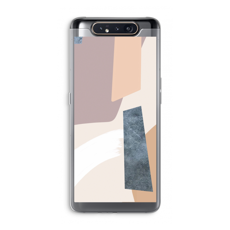 CaseCompany Luca: Samsung Galaxy A80 Transparant Hoesje