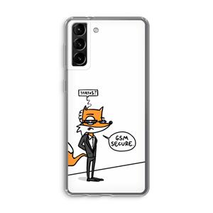 CaseCompany GSM secure: Samsung Galaxy S21 Plus Transparant Hoesje