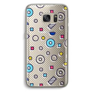 CaseCompany 8-bit N°9: Samsung Galaxy S7 Transparant Hoesje
