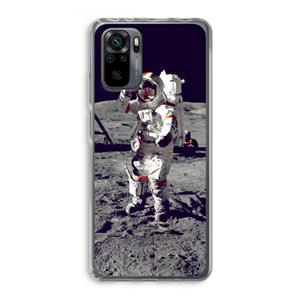 CaseCompany Spaceman: Xiaomi Redmi Note 10 Pro Transparant Hoesje