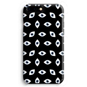 CaseCompany Eyes pattern: Volledig Geprint iPhone 7 Plus Hoesje