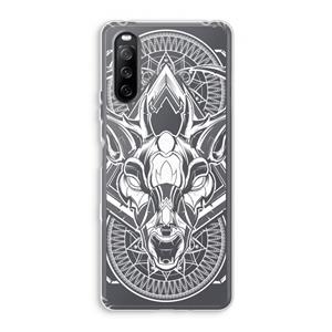 CaseCompany Oh Deer: Sony Xperia 10 III Transparant Hoesje