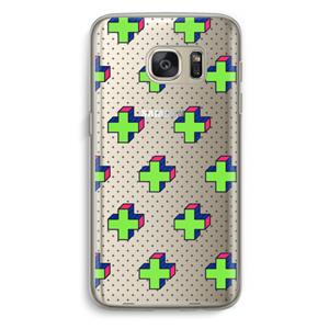 CaseCompany 8-bit N°10: Samsung Galaxy S7 Transparant Hoesje