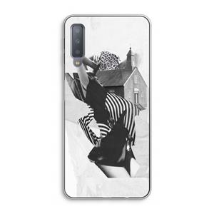 CaseCompany House: Samsung Galaxy A7 (2018) Transparant Hoesje