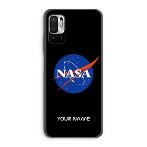 CaseCompany NASA: Xiaomi Redmi Note 10 5G Transparant Hoesje