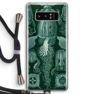 CaseCompany Haeckel Cubomedusae: Samsung Galaxy Note 8 Transparant Hoesje met koord