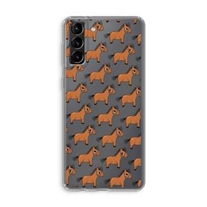 CaseCompany Pony: Samsung Galaxy S21 Plus Transparant Hoesje