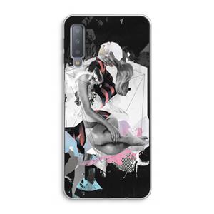 CaseCompany Camouflage de sommeil: Samsung Galaxy A7 (2018) Transparant Hoesje