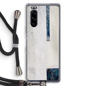 CaseCompany Meet you there: Sony Xperia 5 Transparant Hoesje met koord