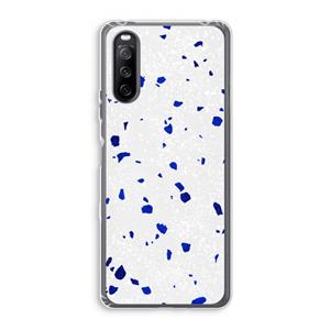 CaseCompany Terrazzo N°5: Sony Xperia 10 III Transparant Hoesje