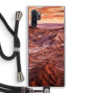 CaseCompany Mars: Samsung Galaxy Note 10 Plus Transparant Hoesje met koord