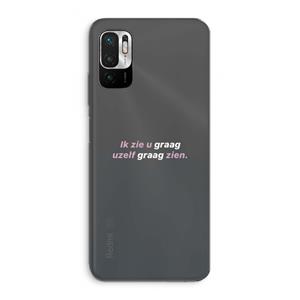 CaseCompany uzelf graag zien: Xiaomi Redmi Note 10 5G Transparant Hoesje