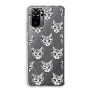 CaseCompany Kitten: Xiaomi Redmi Note 10 Pro Transparant Hoesje