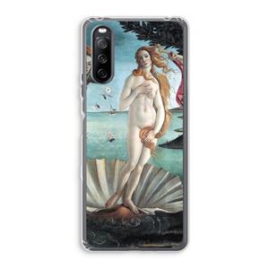 CaseCompany Birth Of Venus: Sony Xperia 10 III Transparant Hoesje