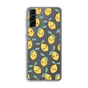 CaseCompany Citroenen: Samsung Galaxy S21 Plus Transparant Hoesje