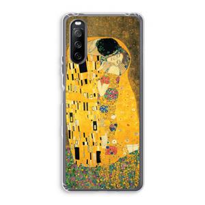CaseCompany Der Kuss: Sony Xperia 10 III Transparant Hoesje