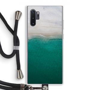 CaseCompany Stranded: Samsung Galaxy Note 10 Plus Transparant Hoesje met koord