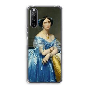 CaseCompany Eleonore: Sony Xperia 10 III Transparant Hoesje
