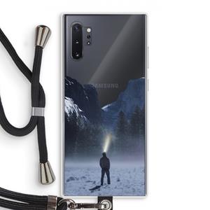 CaseCompany Wanderlust: Samsung Galaxy Note 10 Plus Transparant Hoesje met koord