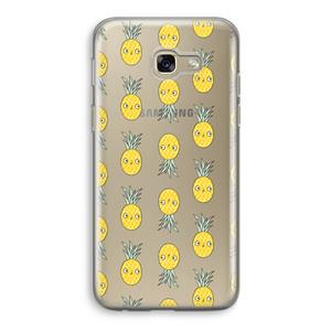 CaseCompany Ananas: Samsung Galaxy A5 (2017) Transparant Hoesje