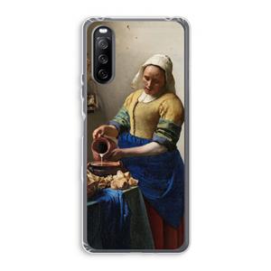 CaseCompany The Milkmaid: Sony Xperia 10 III Transparant Hoesje