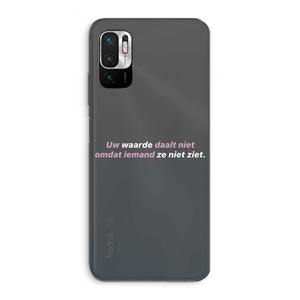 CaseCompany uw waarde daalt niet: Xiaomi Redmi Note 10 5G Transparant Hoesje