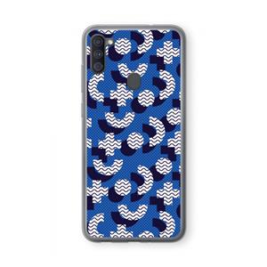 CaseCompany 8-bit N°5: Samsung Galaxy A11 Transparant Hoesje