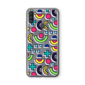 CaseCompany 8-bit N°6: Samsung Galaxy A11 Transparant Hoesje