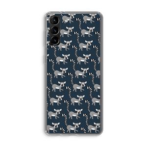CaseCompany Makis: Samsung Galaxy S21 Plus Transparant Hoesje