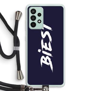 CaseCompany Biest: Samsung Galaxy A52s 5G Transparant Hoesje met koord