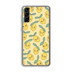 CaseCompany Citroenen: Samsung Galaxy S21 Plus Transparant Hoesje