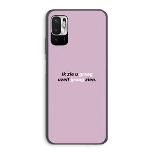 CaseCompany uzelf graag zien: Xiaomi Redmi Note 10 5G Transparant Hoesje