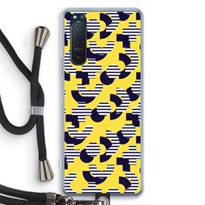 CaseCompany 8-bit N°3: Sony Xperia 5 II Transparant Hoesje met koord