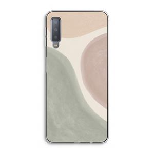 CaseCompany Geo #6: Samsung Galaxy A7 (2018) Transparant Hoesje