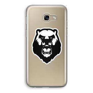 CaseCompany Angry Bear (white): Samsung Galaxy A5 (2017) Transparant Hoesje