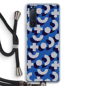 CaseCompany 8-bit N°5: Sony Xperia 5 II Transparant Hoesje met koord
