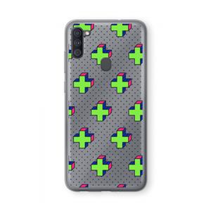 CaseCompany 8-bit N°10: Samsung Galaxy A11 Transparant Hoesje