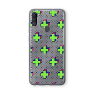 CaseCompany 8-bit N°10: Samsung Galaxy A11 Transparant Hoesje