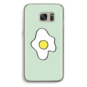 CaseCompany Spiegelei: Samsung Galaxy S7 Transparant Hoesje