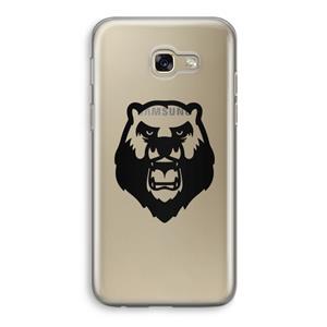 CaseCompany Angry Bear (black): Samsung Galaxy A5 (2017) Transparant Hoesje