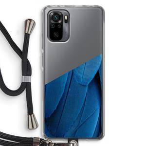 CaseCompany Pauw: Xiaomi Redmi Note 10 Pro Transparant Hoesje met koord