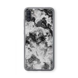 CaseCompany Onweer: Samsung Galaxy A11 Transparant Hoesje