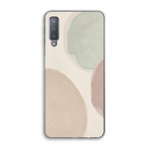 CaseCompany Geo #8: Samsung Galaxy A7 (2018) Transparant Hoesje