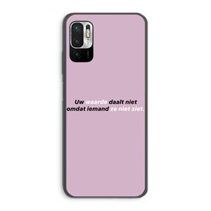 CaseCompany uw waarde daalt niet: Xiaomi Redmi Note 10 5G Transparant Hoesje