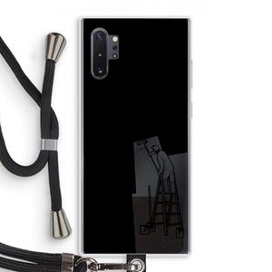CaseCompany Musketon Painter: Samsung Galaxy Note 10 Plus Transparant Hoesje met koord